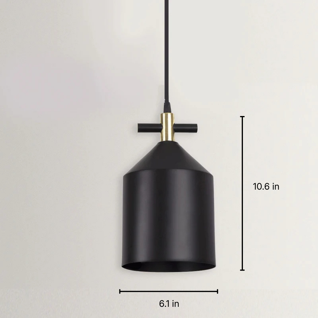Bell Pendant Light in Brass
