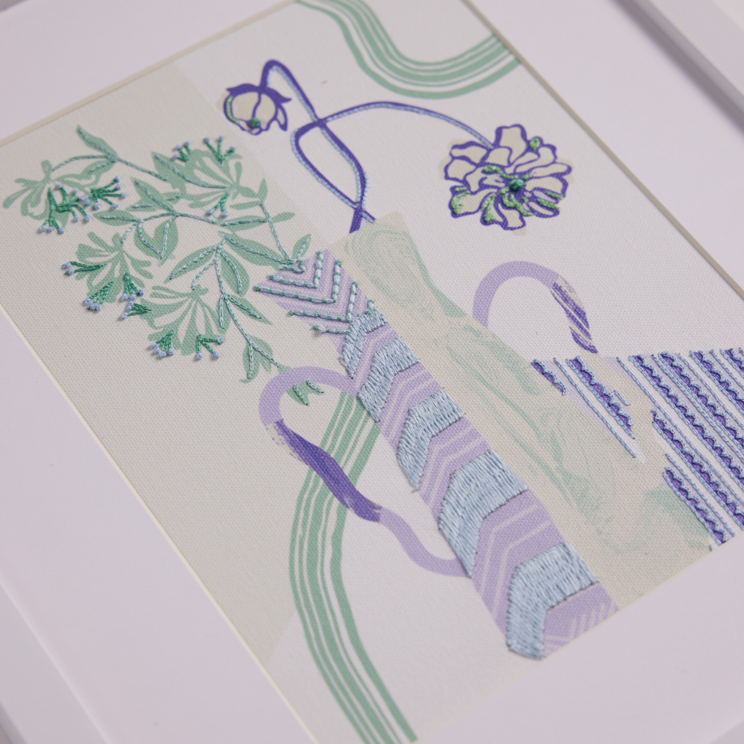 Embroidered Vessels - III