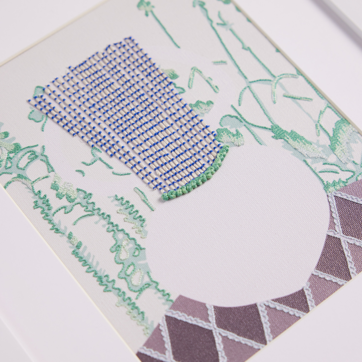 Embroidered Vessels - I