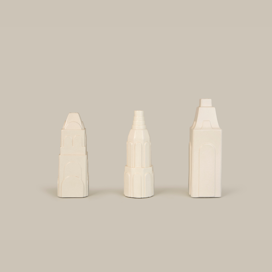 Clocktower Vases
