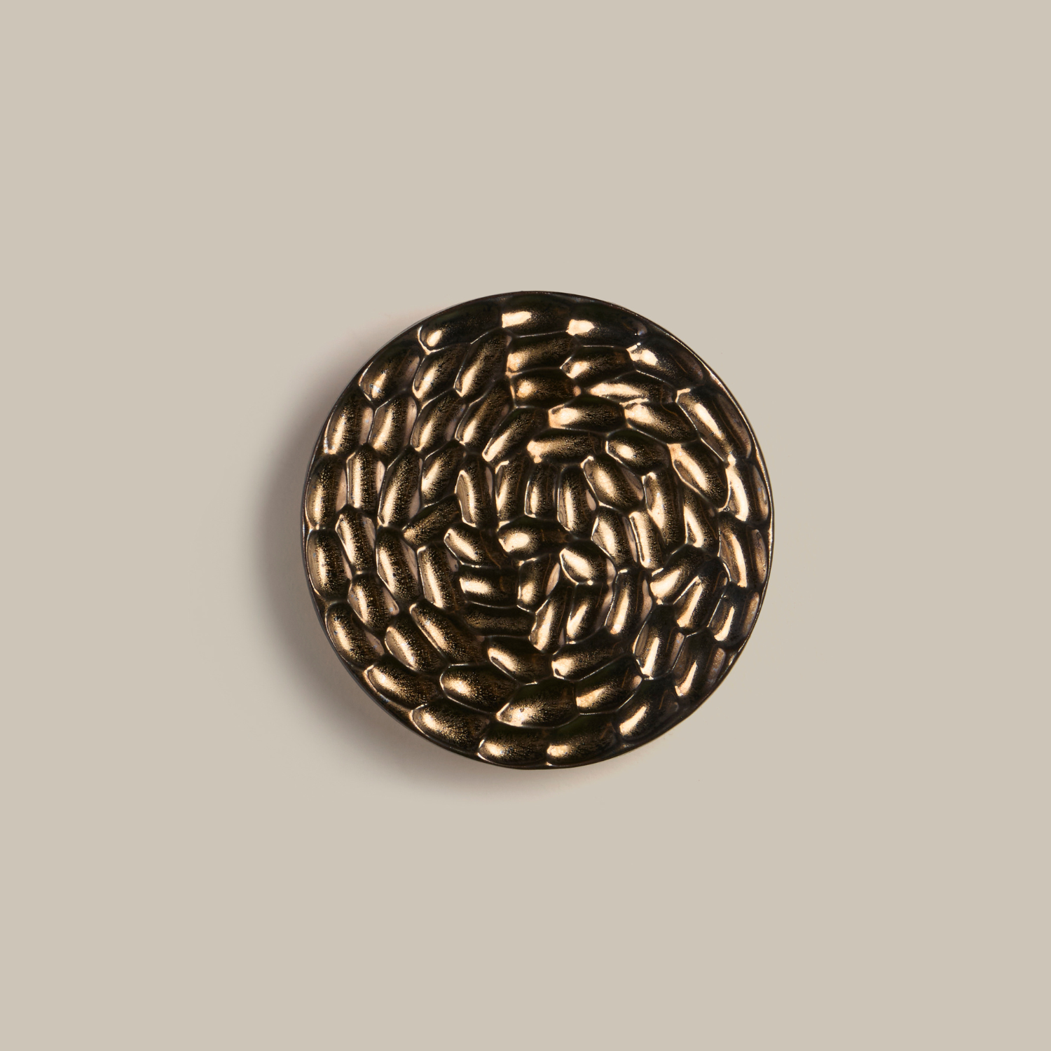 Disc Wall Light - Antique Gold
