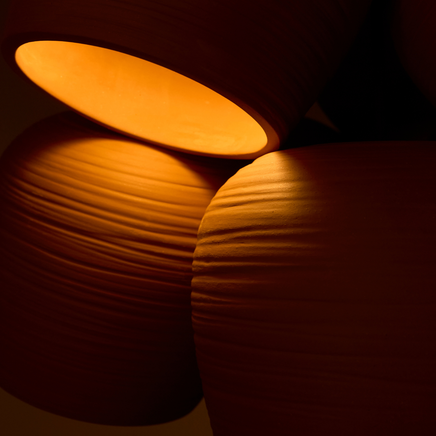 Mushroom Cluster Pendant Light