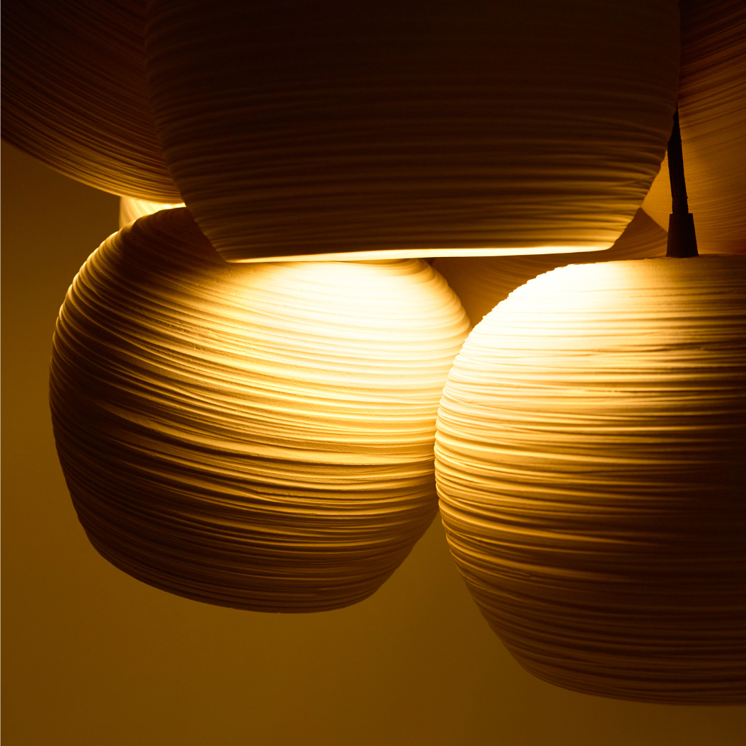 Mushroom Cluster Pendant Light