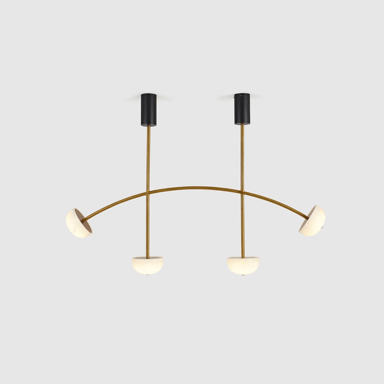 Alabaster Curve Chandelier