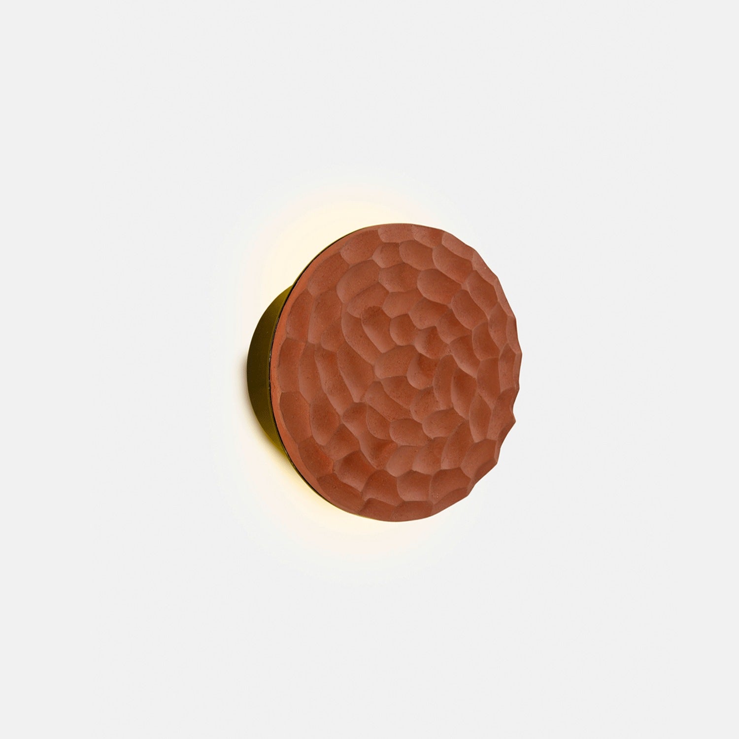 Disc Wall Light - Terracotta
