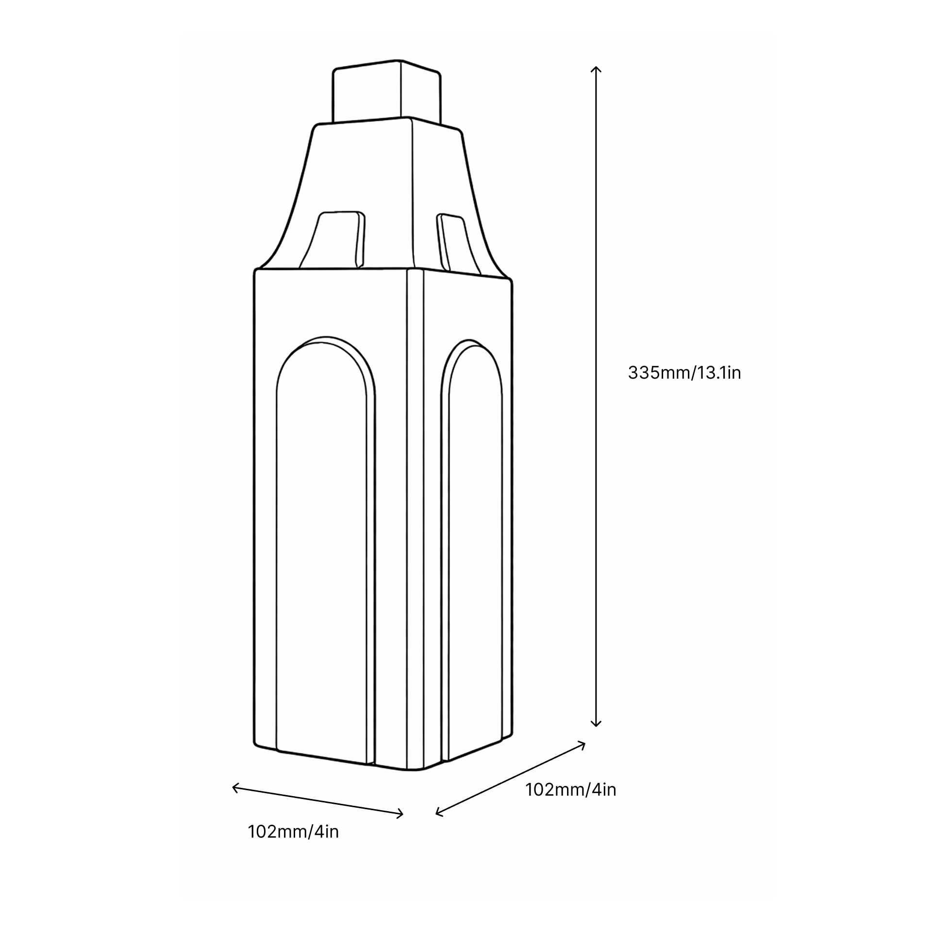 Clocktower Vases