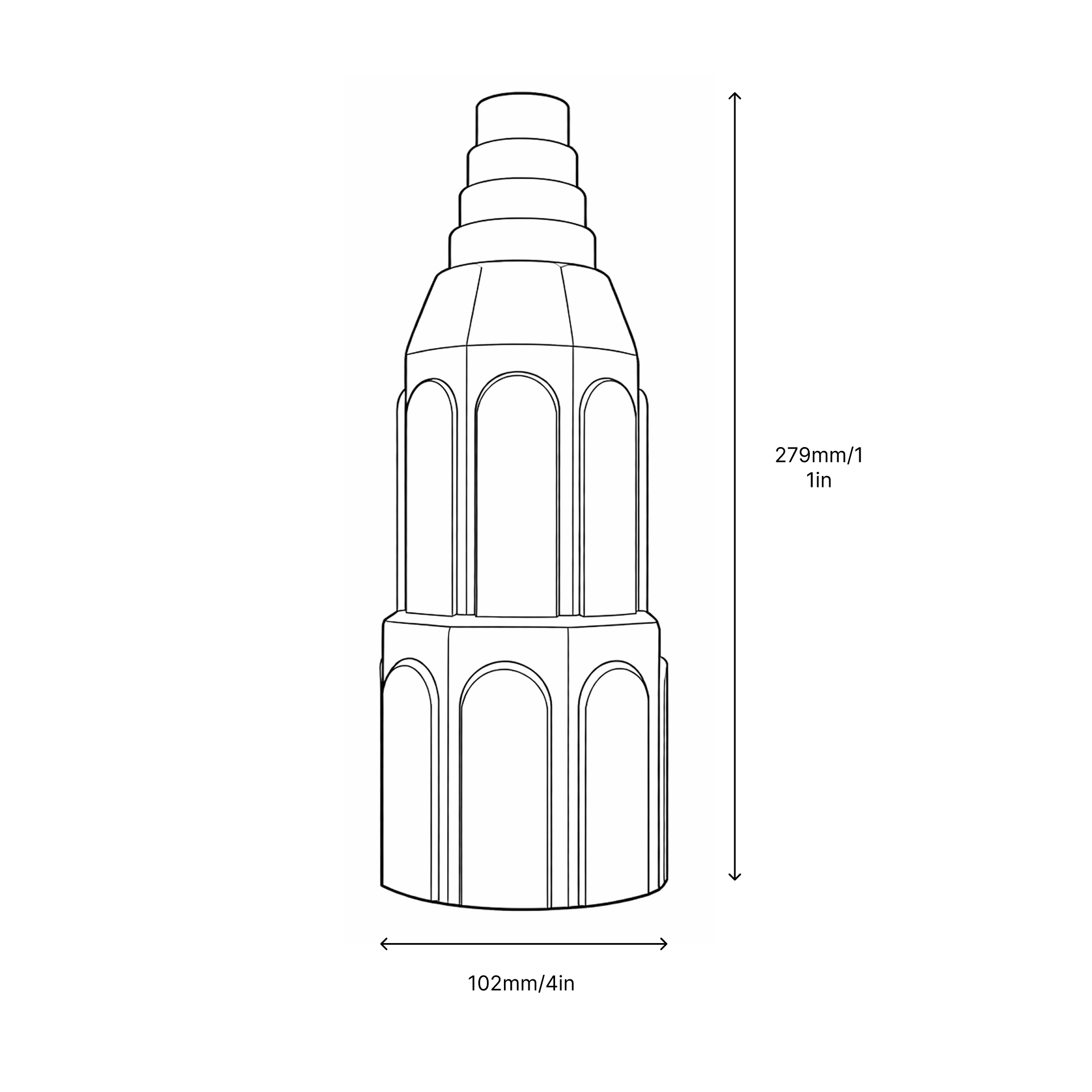 Clocktower Vases