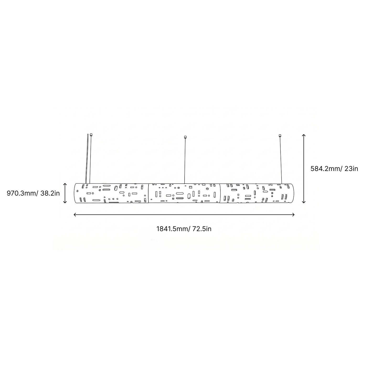 Cut Out Beam Light