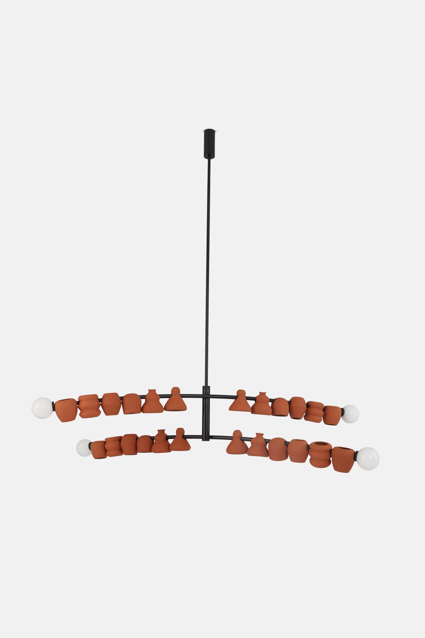Pots Chandelier - Terracotta