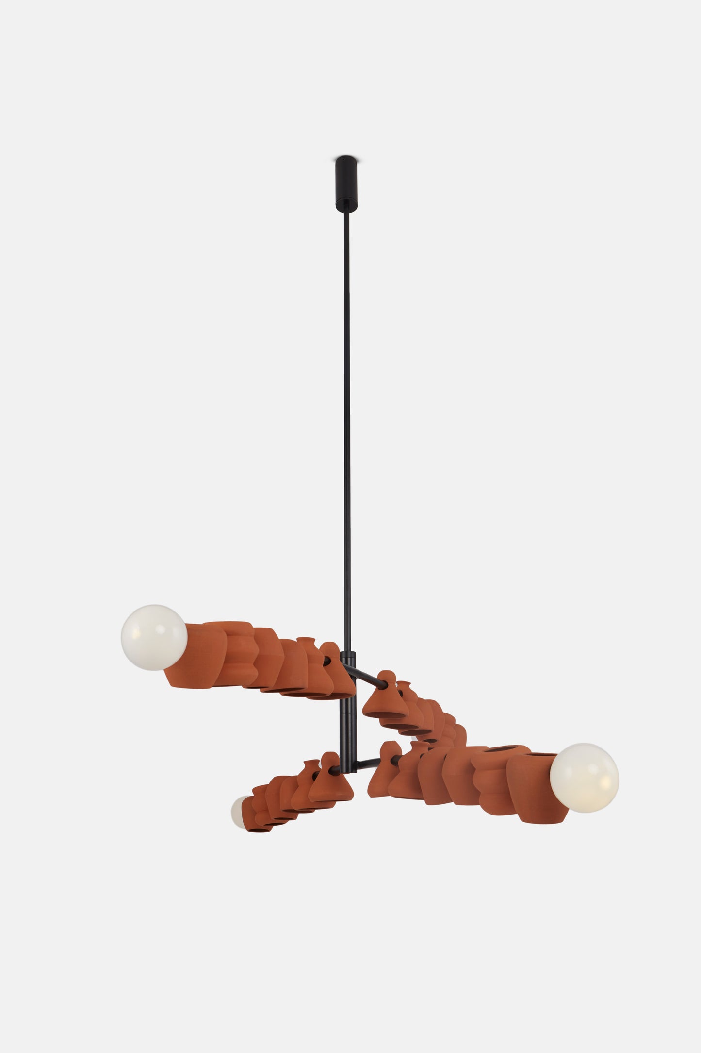 Pots Chandelier - Terracotta