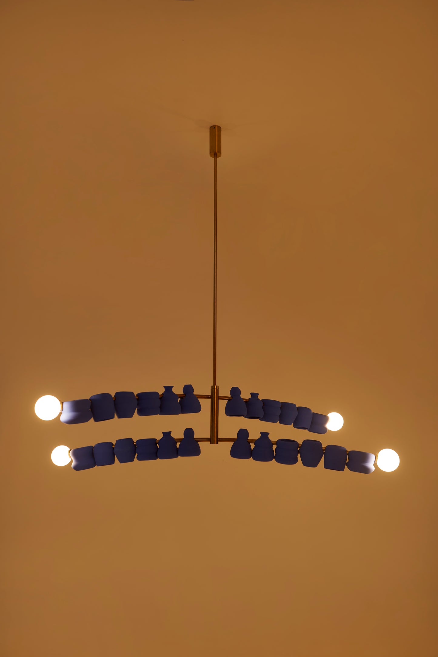 Pots Chandelier - Blue