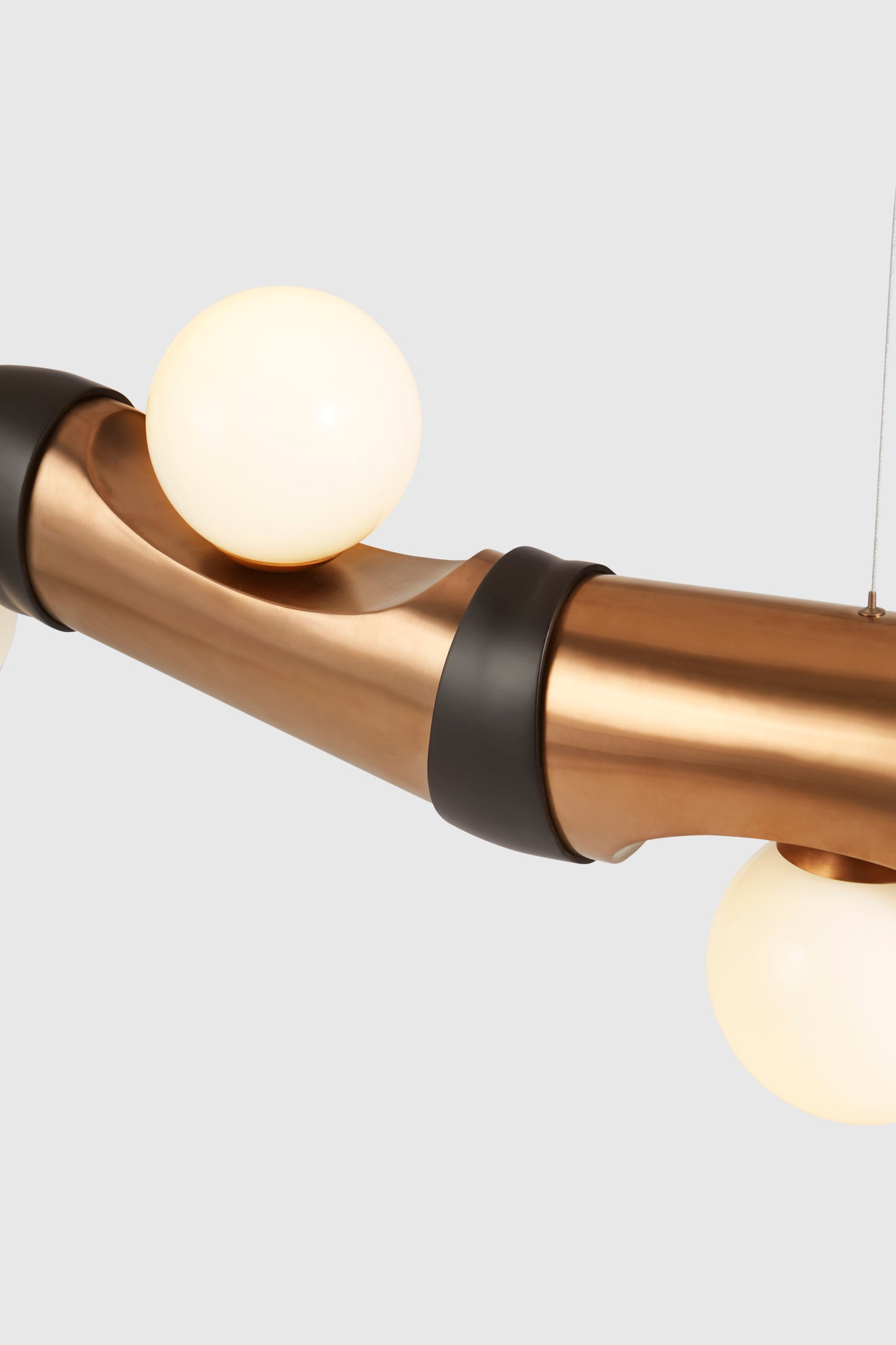 Notch Chandelier - Rose Gold