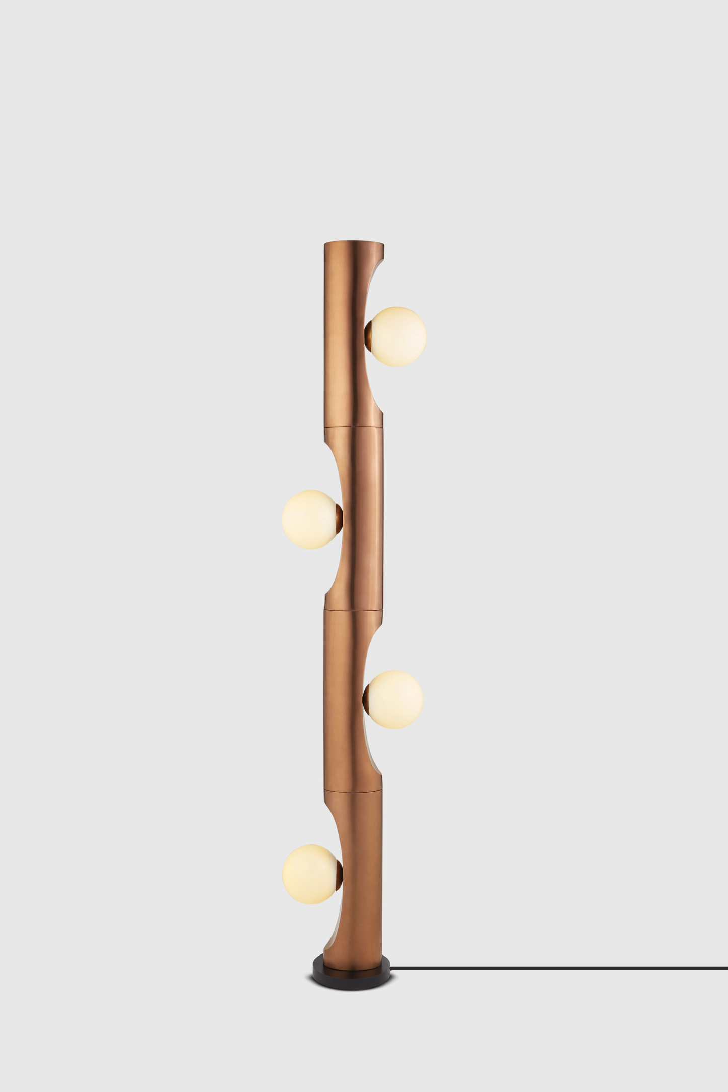 Notch Floor Lamp - Rose Gold