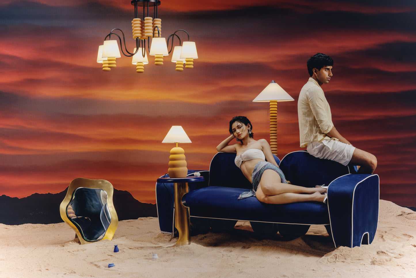 Terra Contour Chandelier