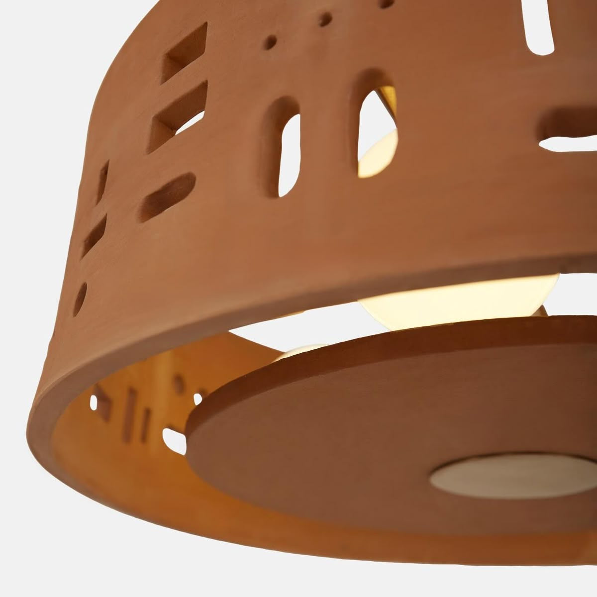 Cut-out Pendant in Terracotta