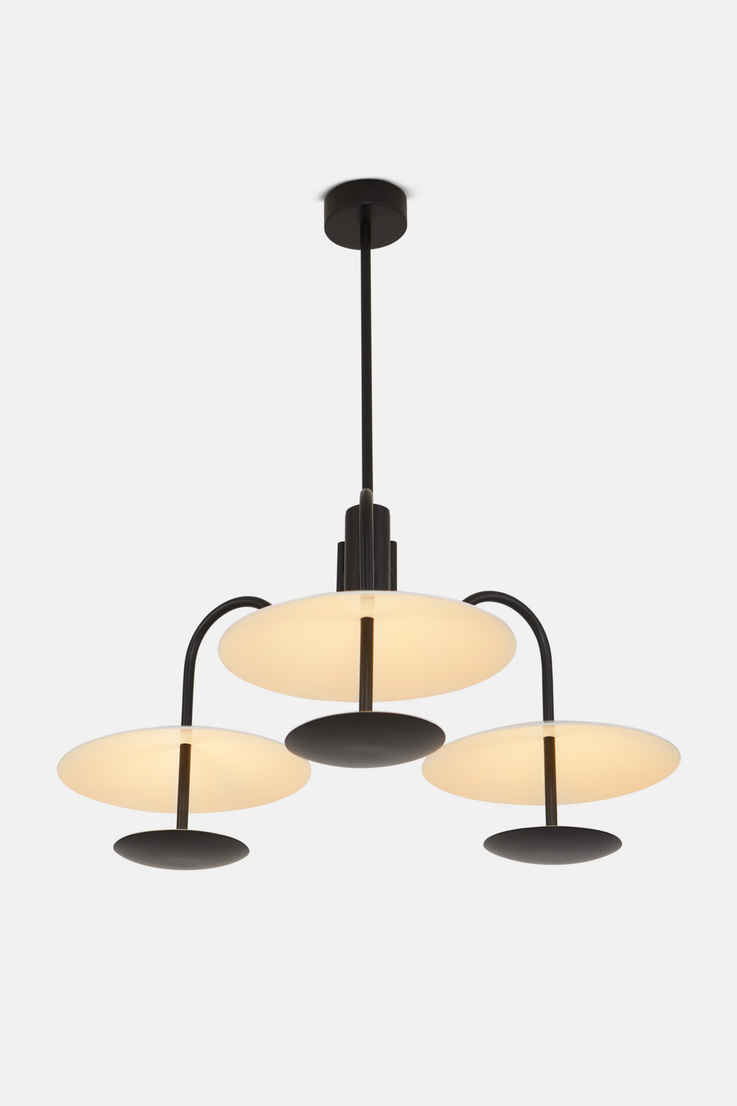 Disc Chandelier - Black