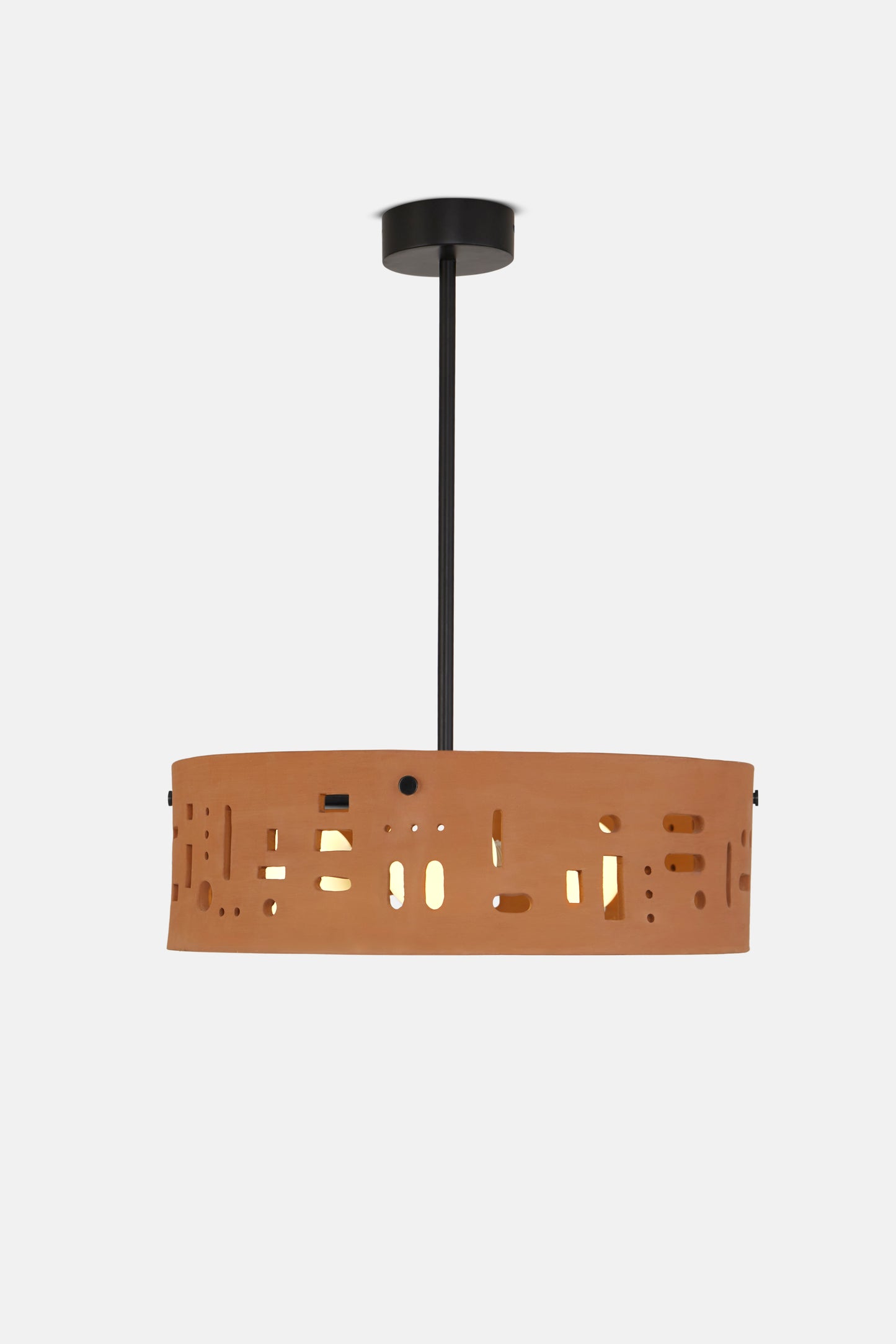 Cut-out Pendant in Terracotta