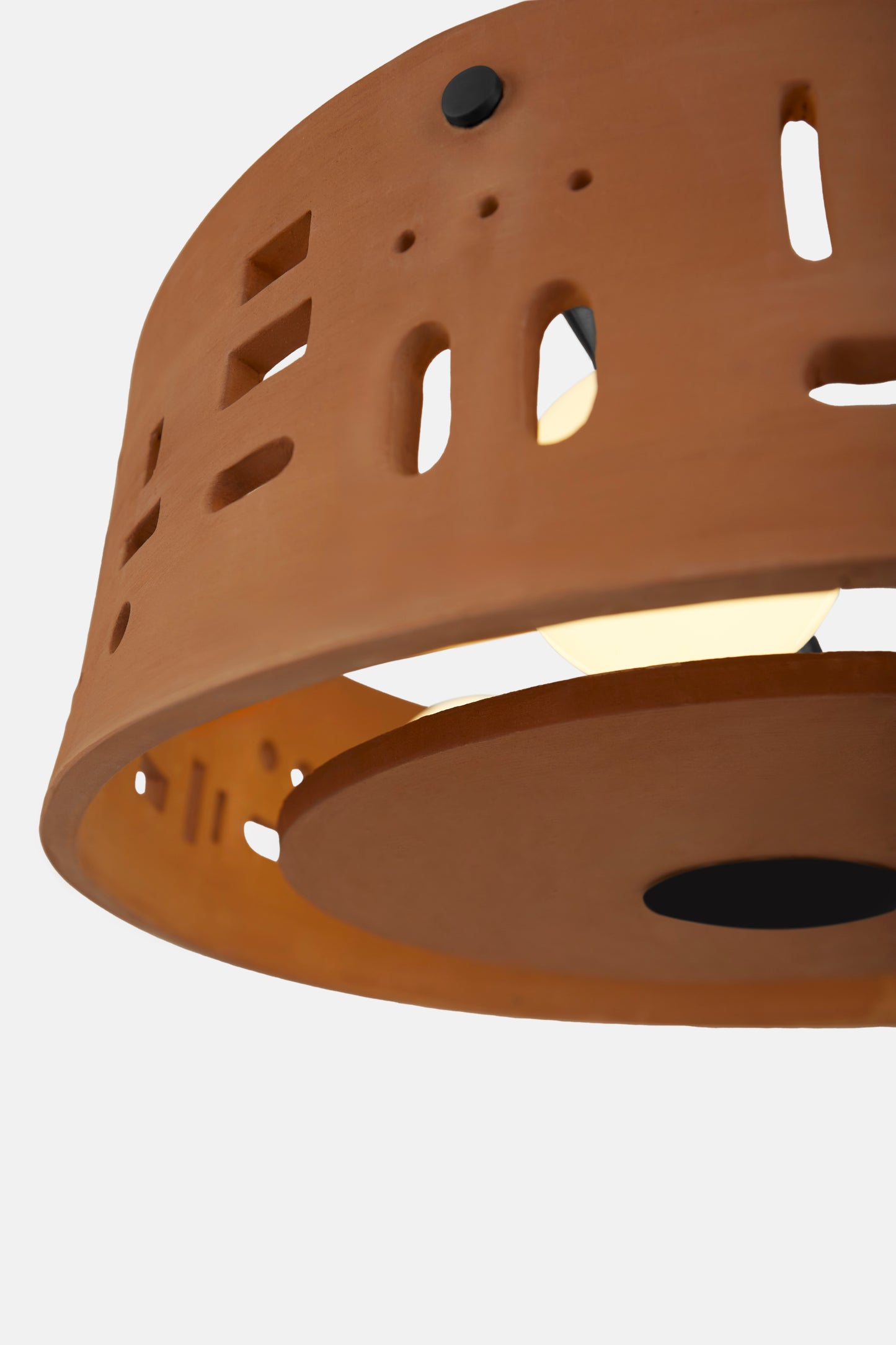 Cut-out Pendant in Terracotta