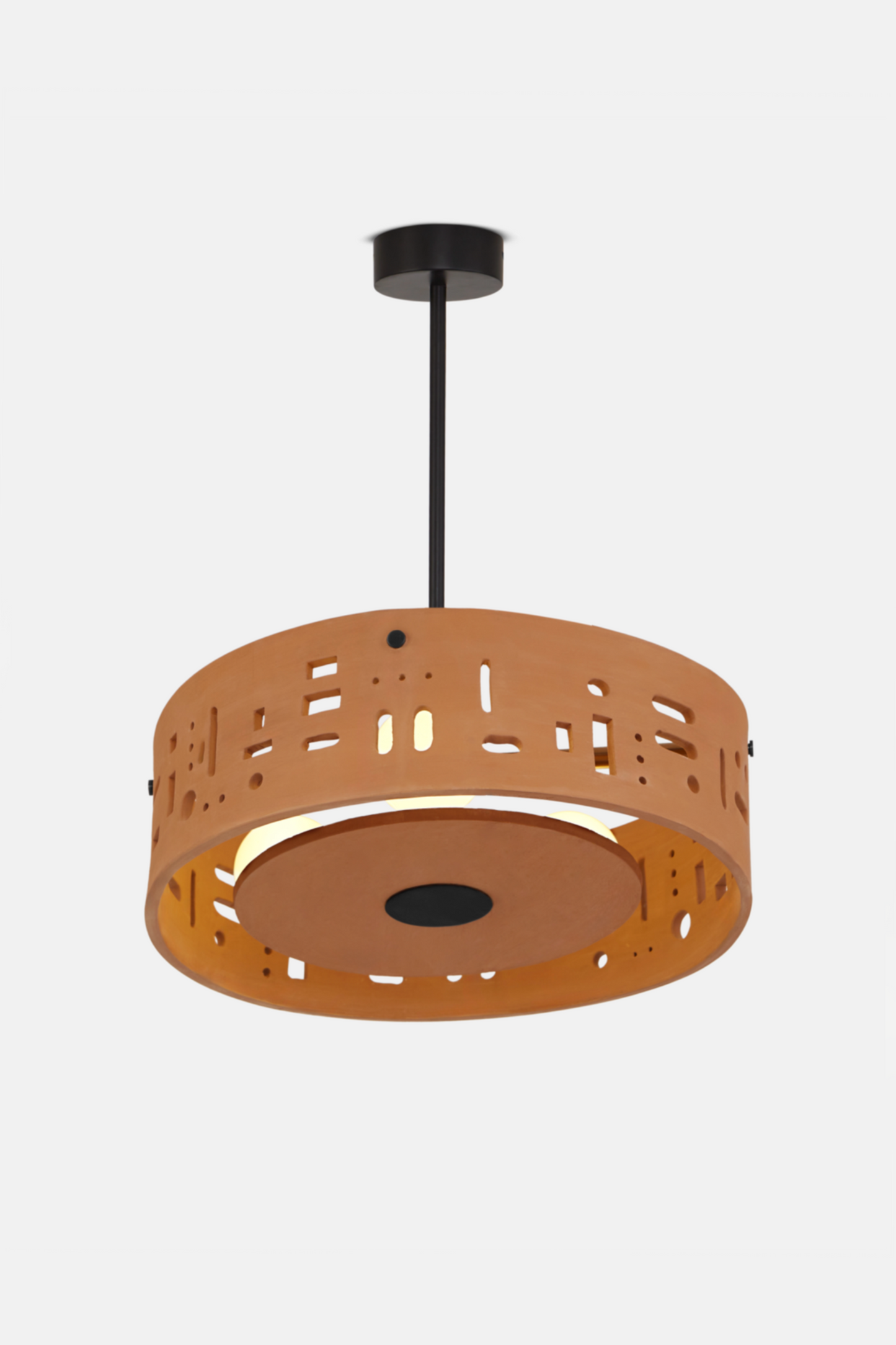 Cut-out Pendant in Terracotta