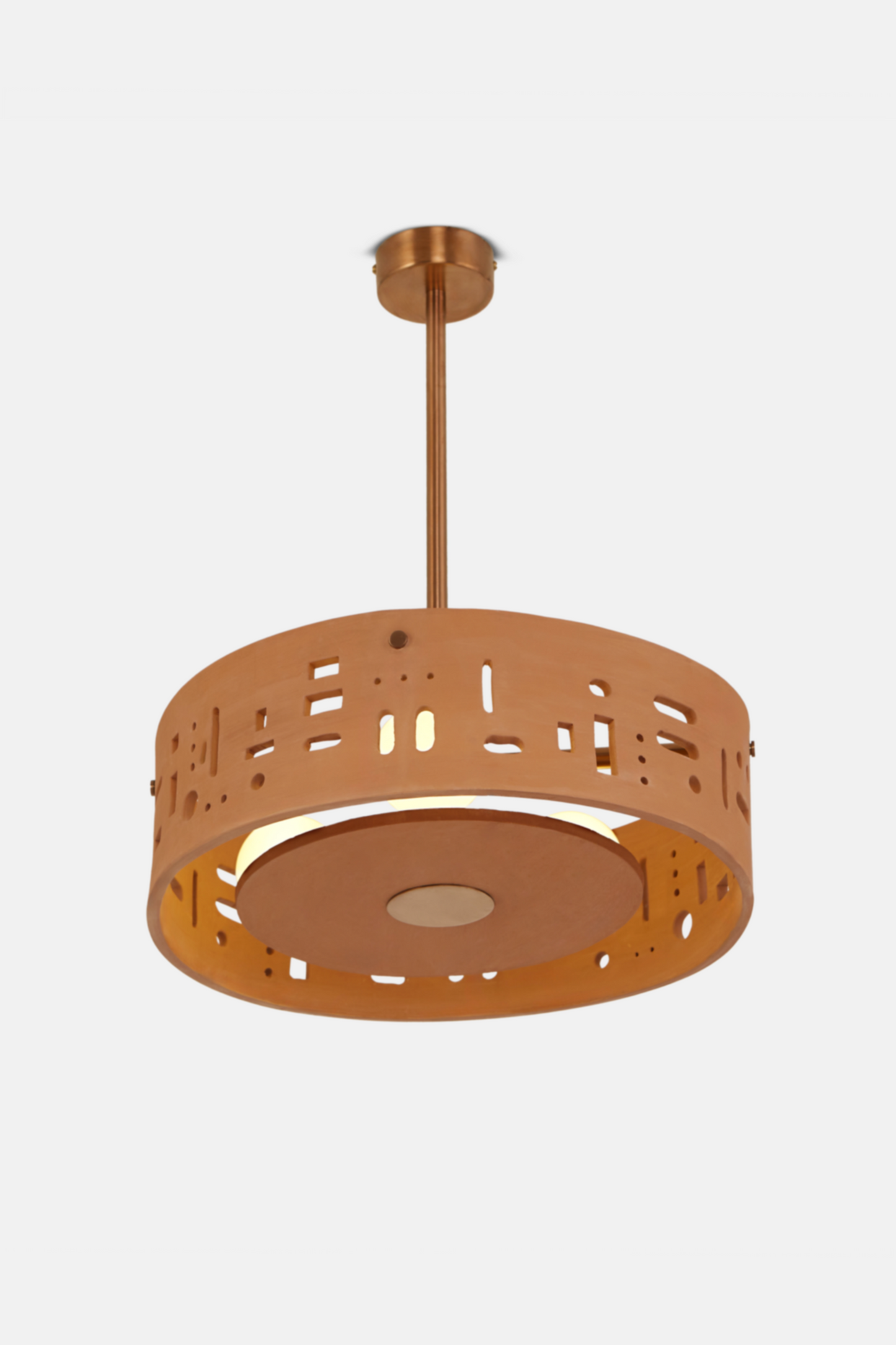 Cut-out Pendant in Terracotta
