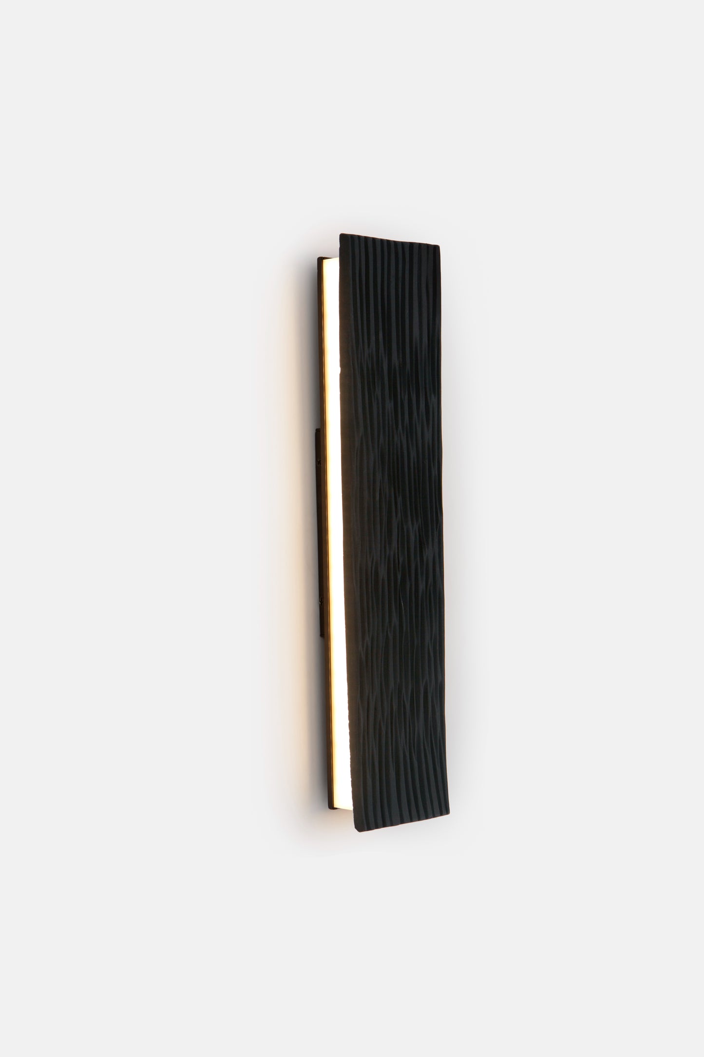 Black Vertical Sconce