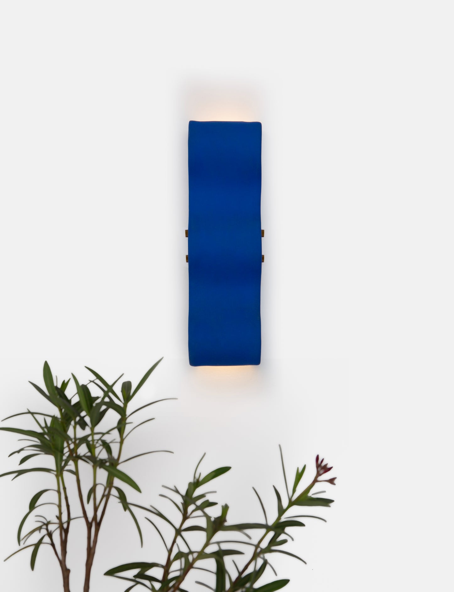 Blue Wave Wall Light