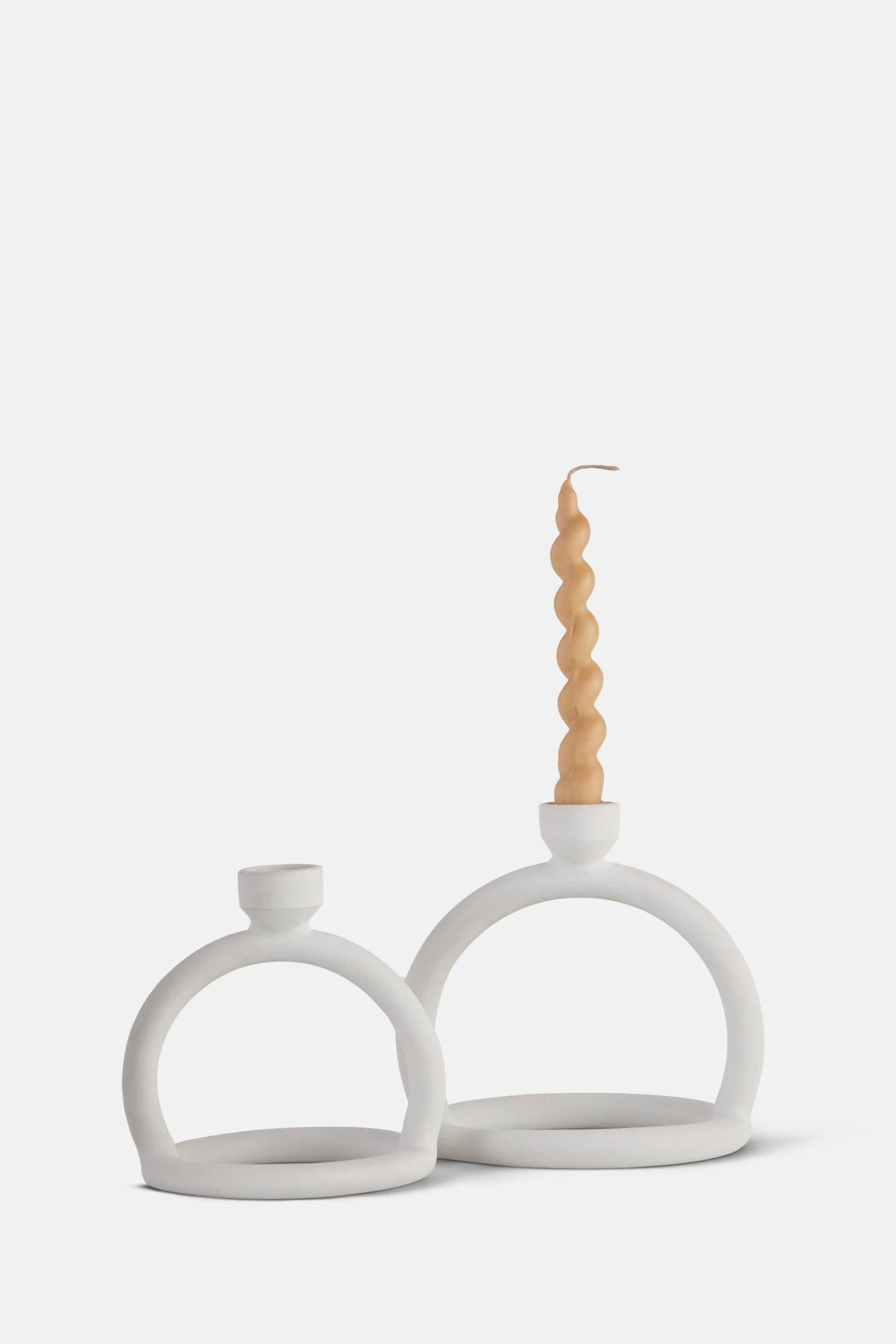 Candle Stand in Ivory