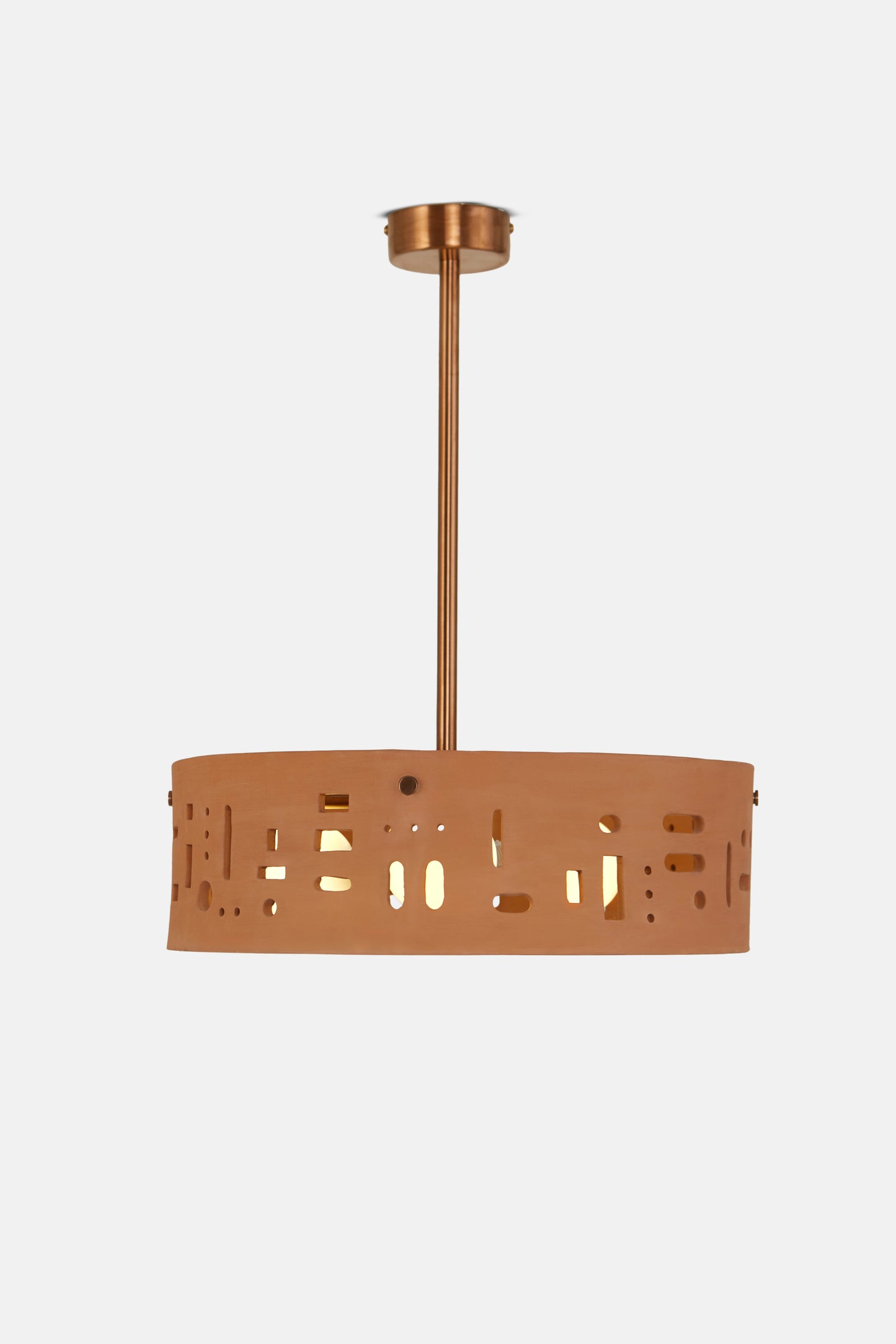 Cut-out Pendant in Terracotta