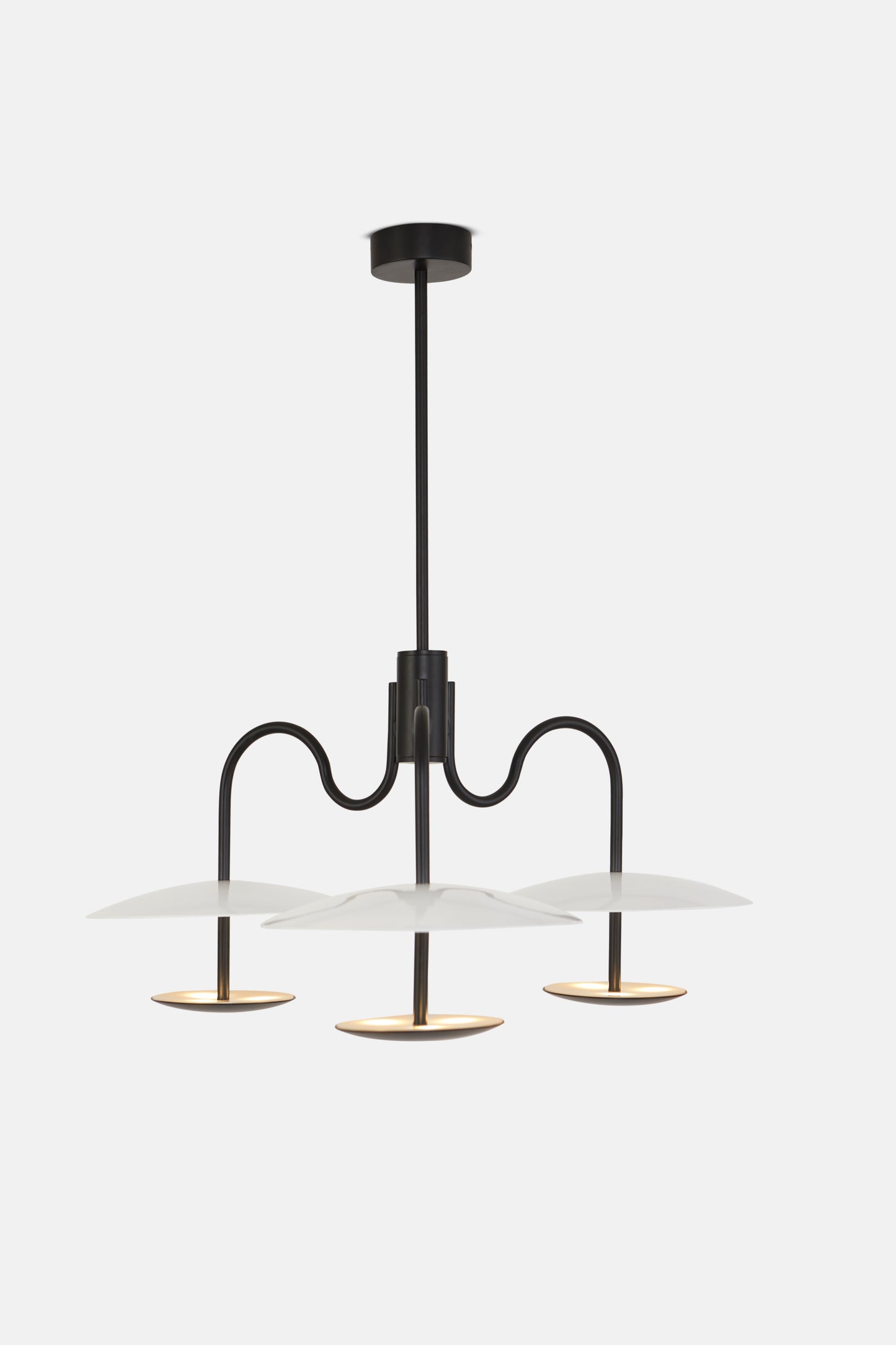 Disc Chandelier - Black
