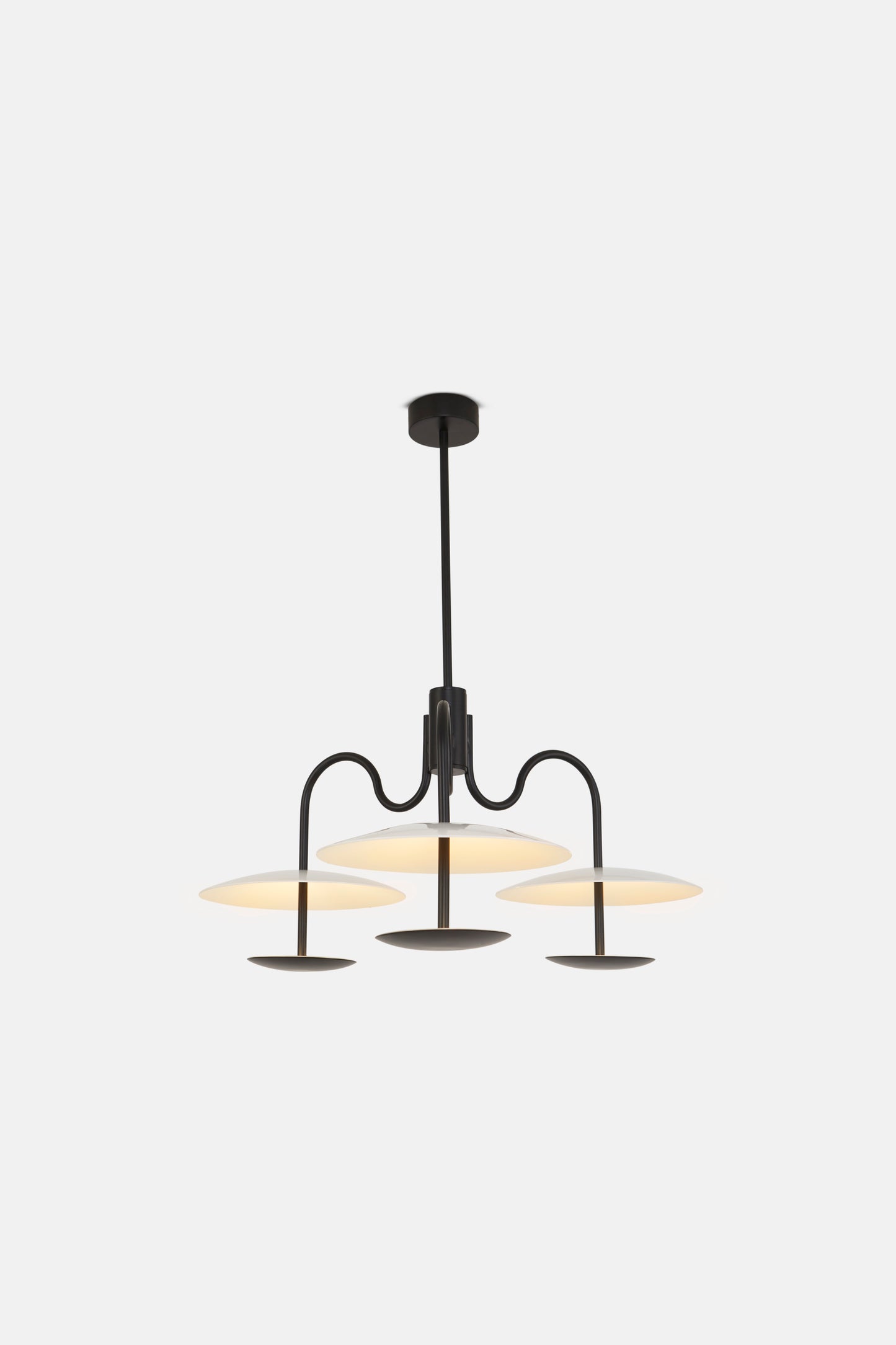 Disc Chandelier - Black