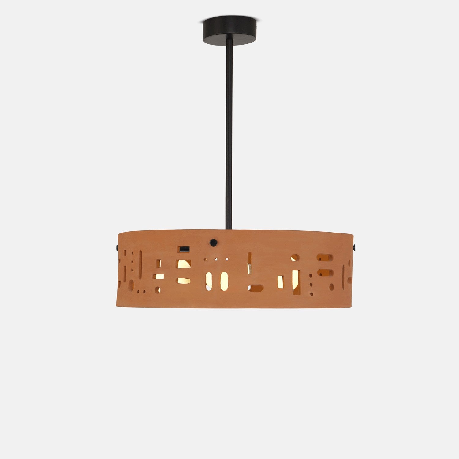 Cut-out Pendant in Terracotta