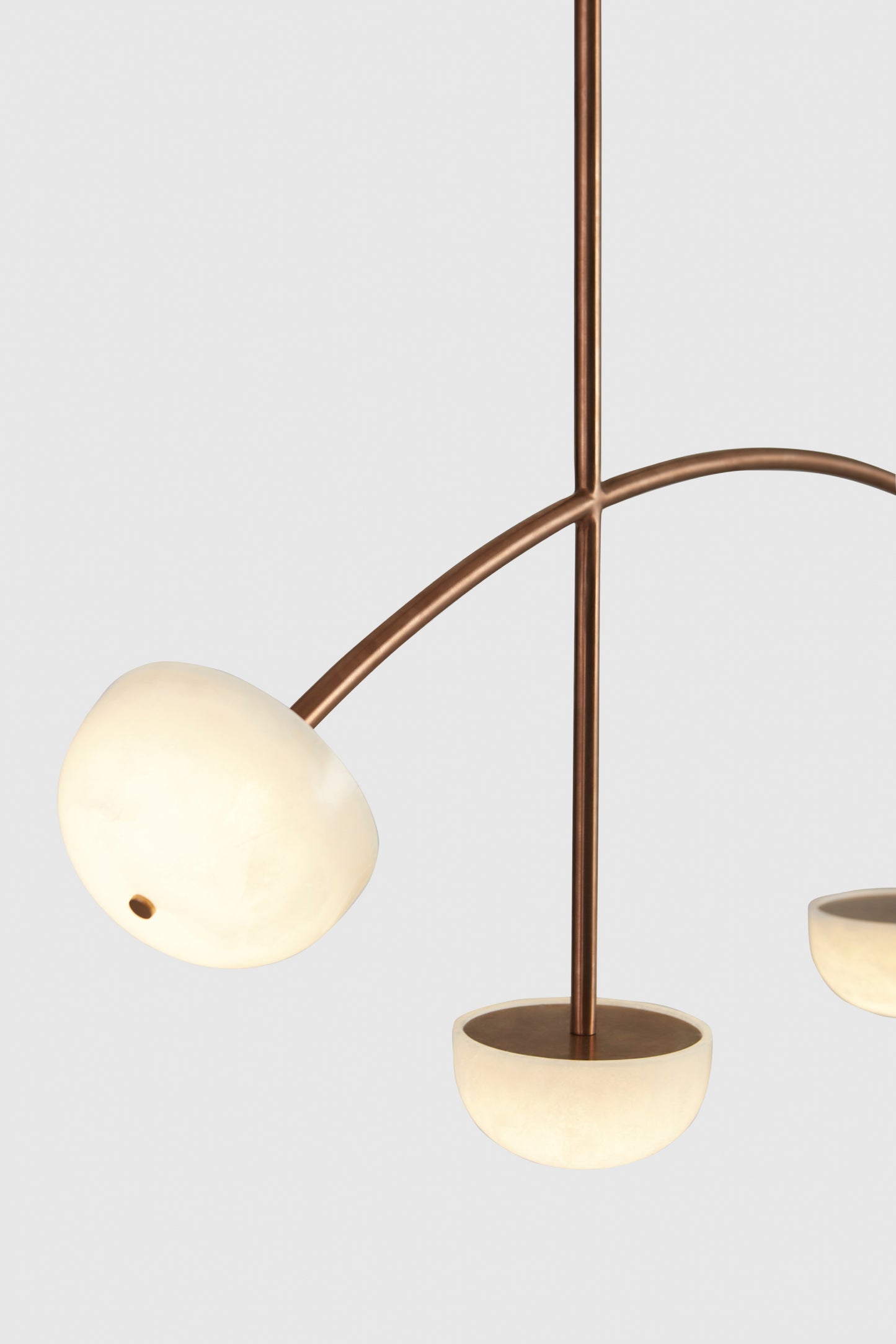 Alabaster Curve Chandelier