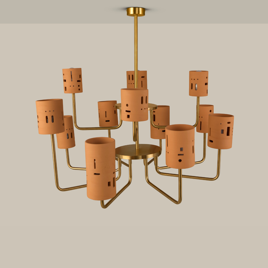 Cut Out Chandelier