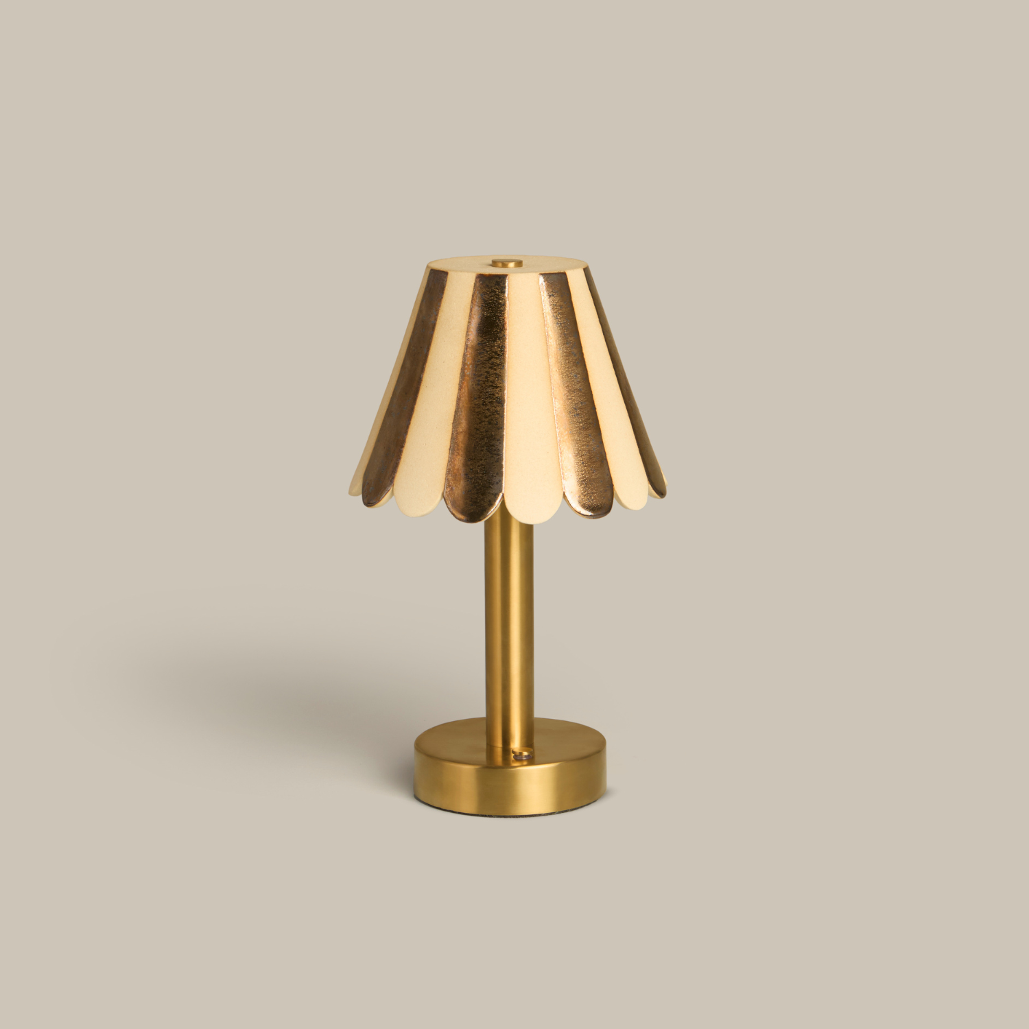 Popcorn Lamp - Antique Gold