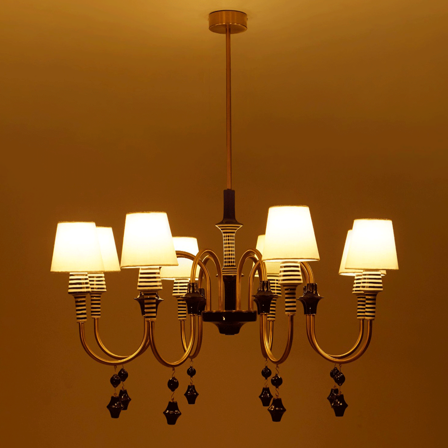 Stripe Chandelier