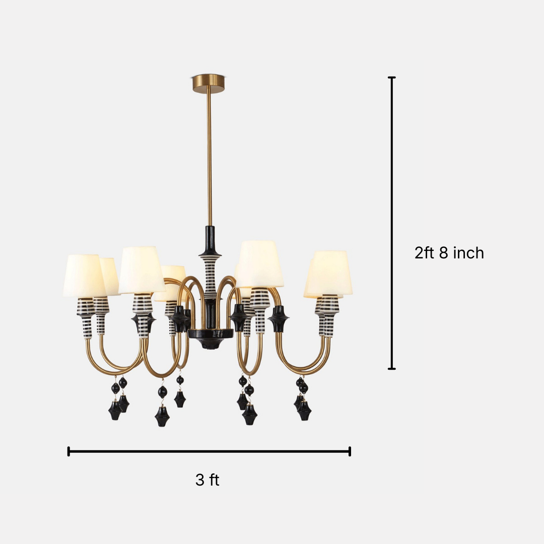Stripe Chandelier