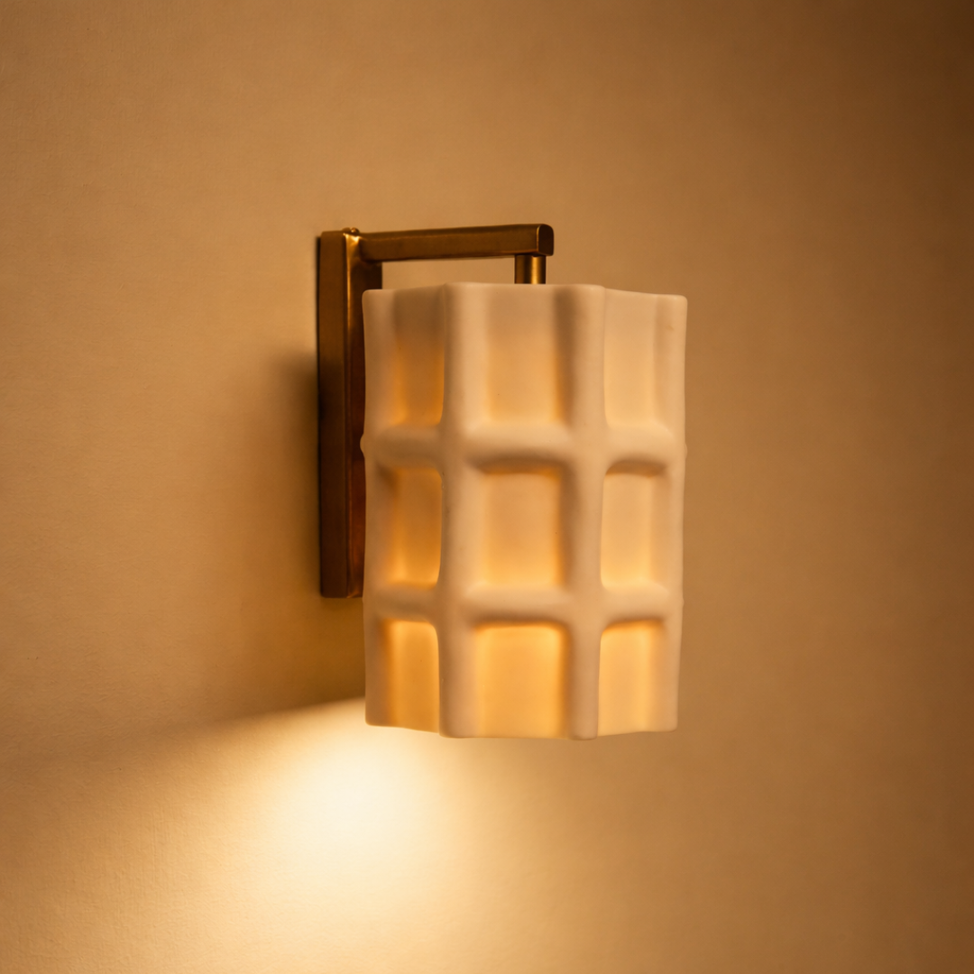 Coffered Wall Light