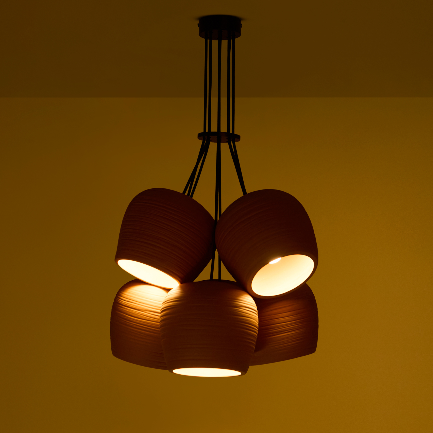 Mushroom Cluster Pendant Light