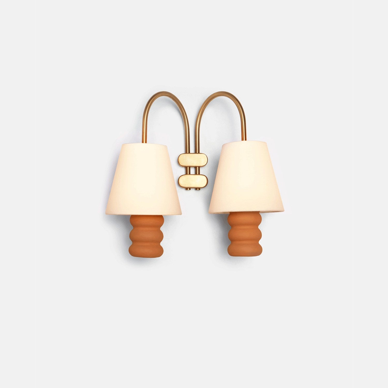 Contour Dual Sconce - Terracotta