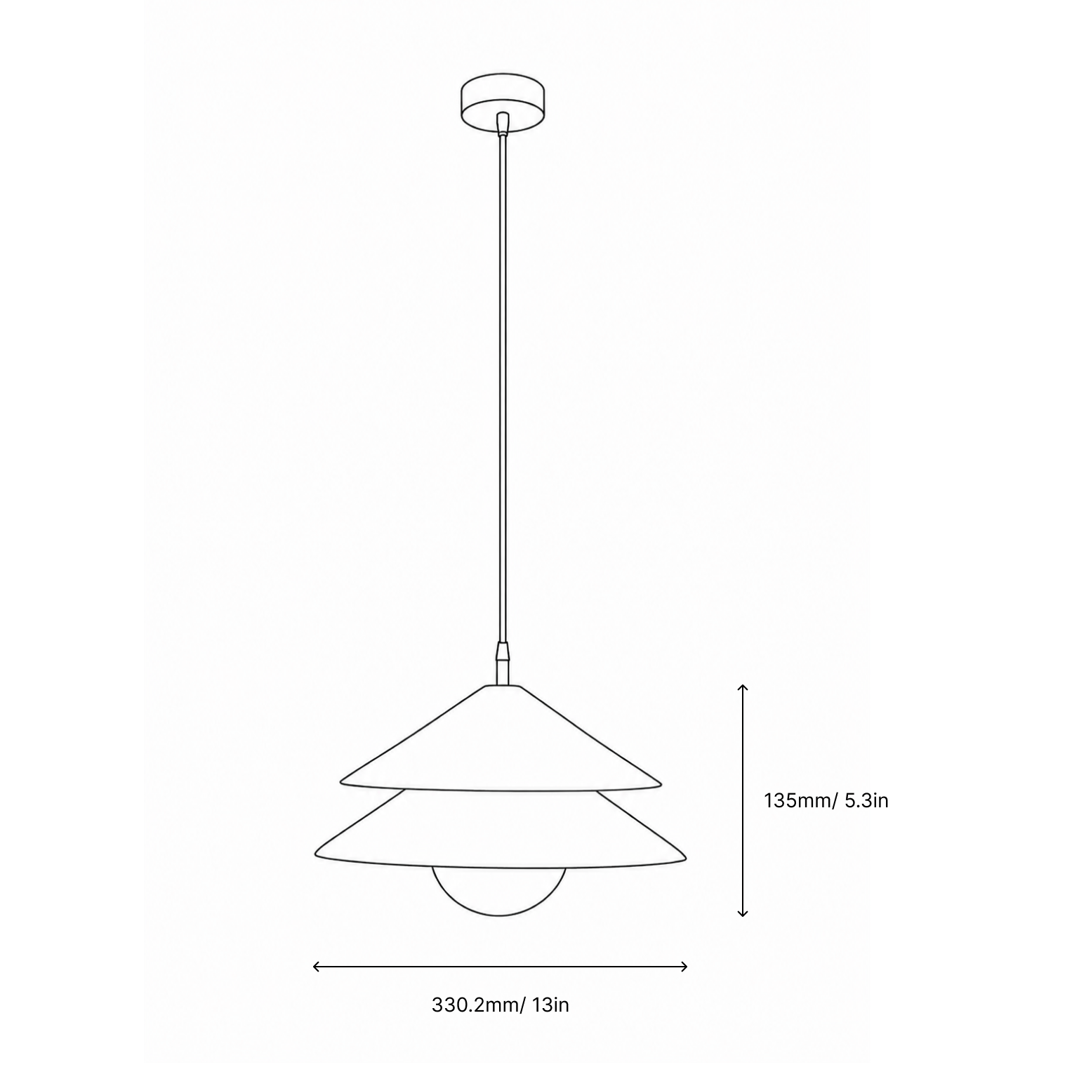 Globe Pendant light
