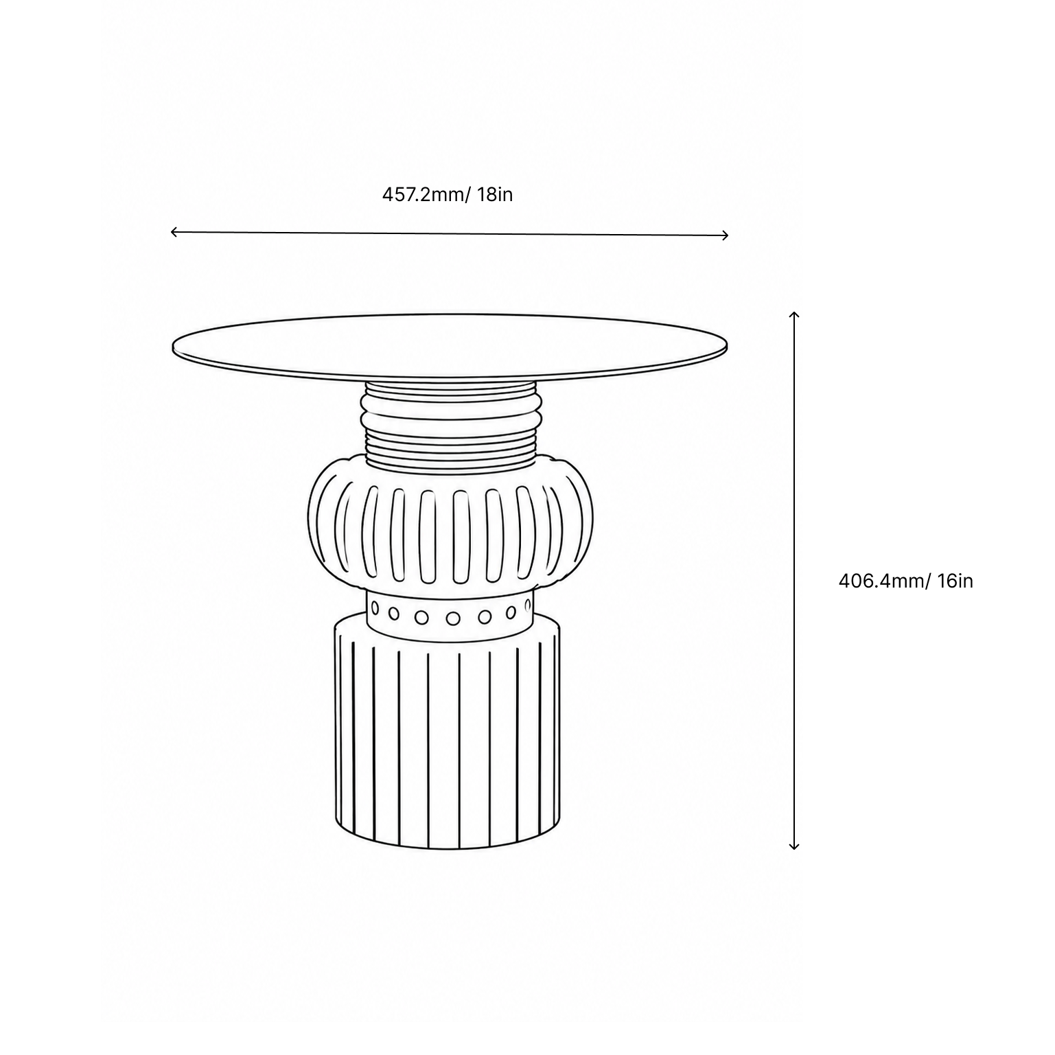 Totem Side Table