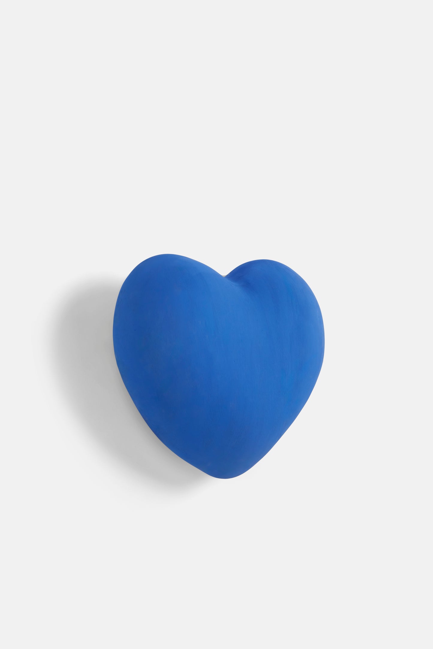 Heart Wall Installation in Blue