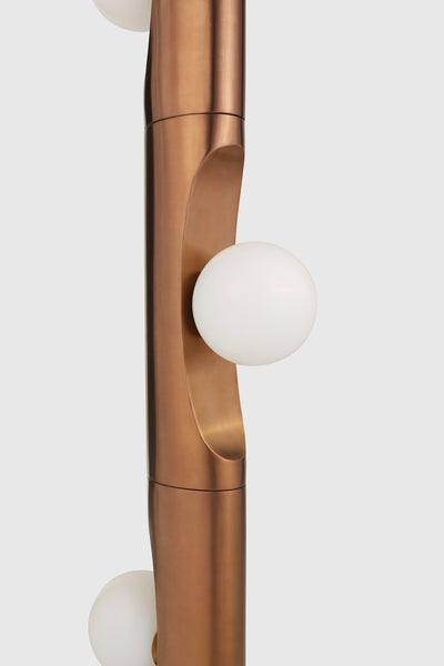 Notch Floor Lamp - Rose Gold