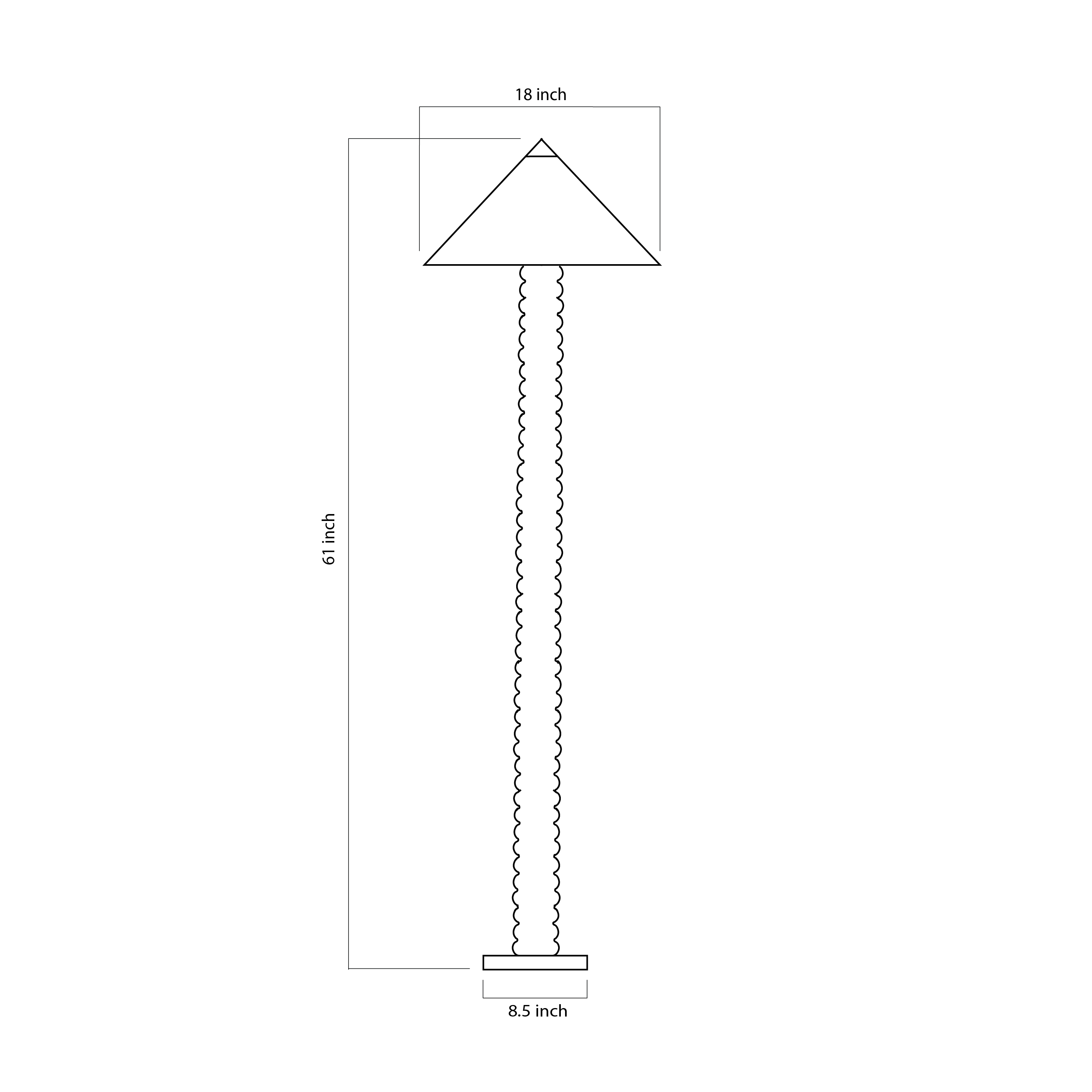 Contour Floor Lamp - Terracotta