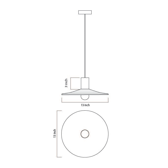 Stripe Pendant Light