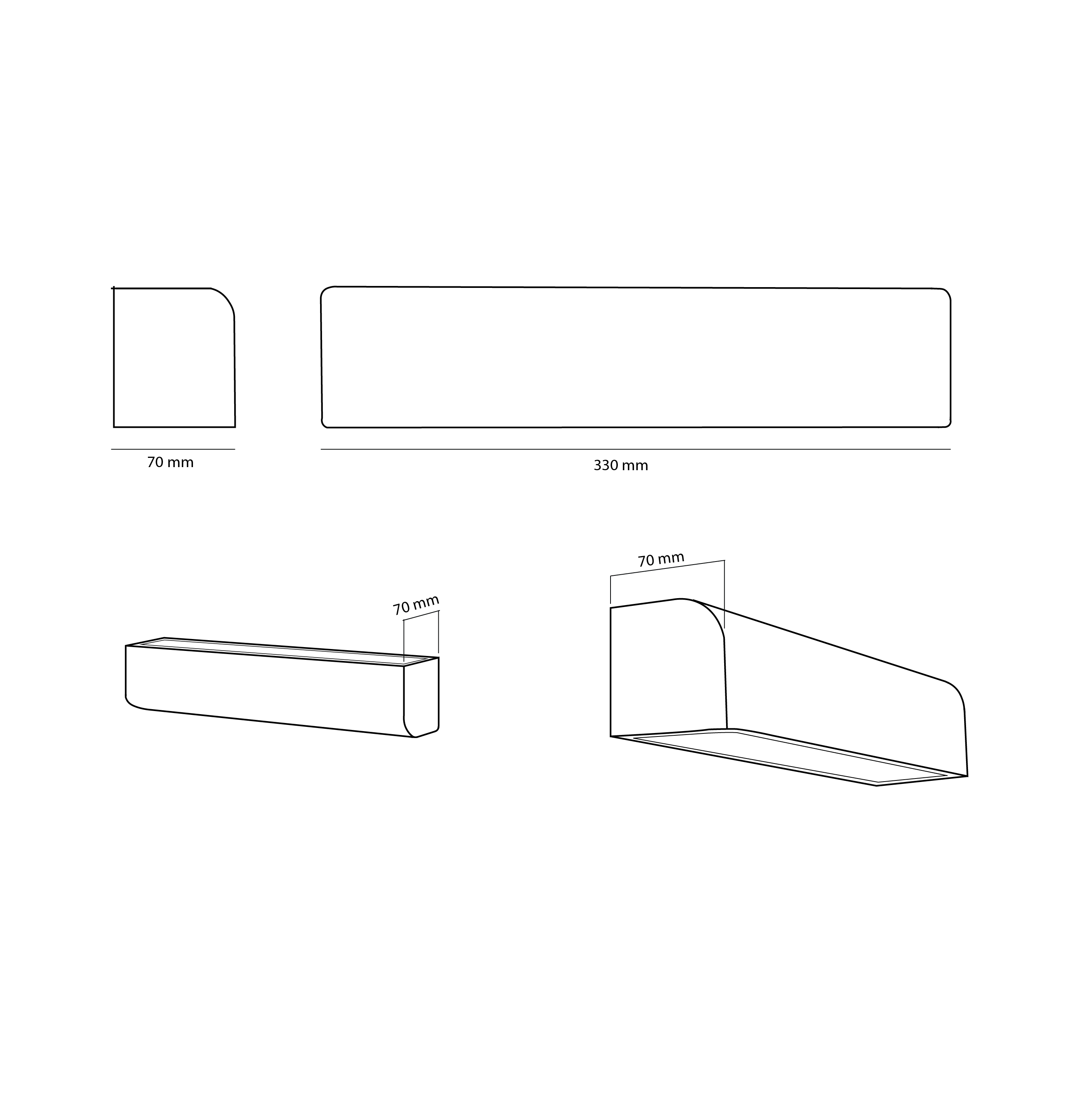 Picture Light - Terracotta