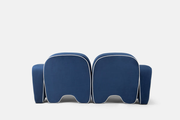Notch Sofa - Blue