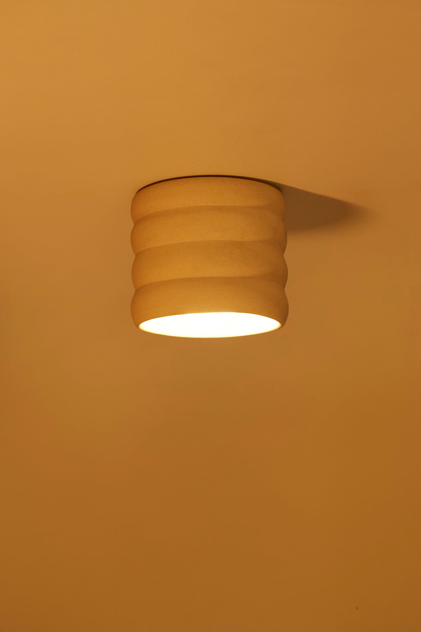 Contour Ceiling Light in Beige