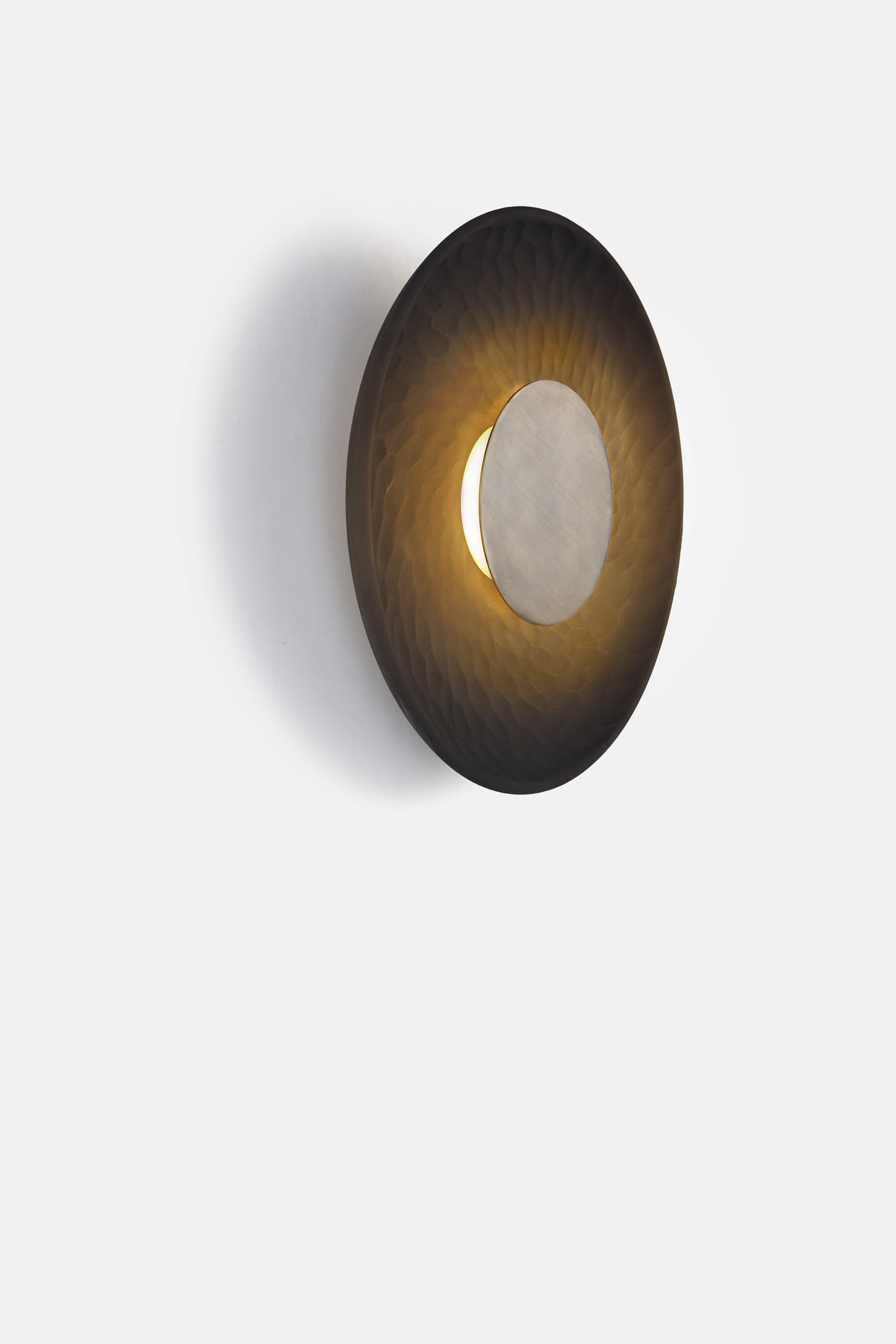 Disc Wall Light in Black