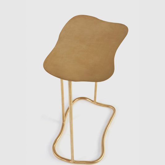 Ripple C Table - Gold